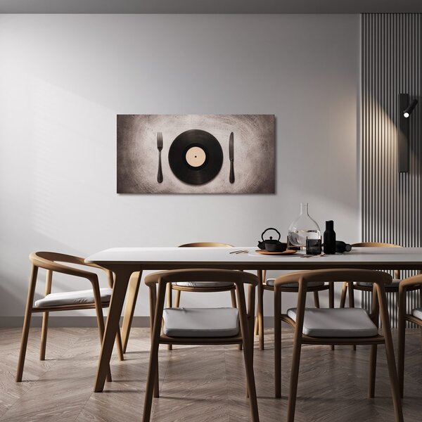 Quadro su tela – Cena retrò su vinile