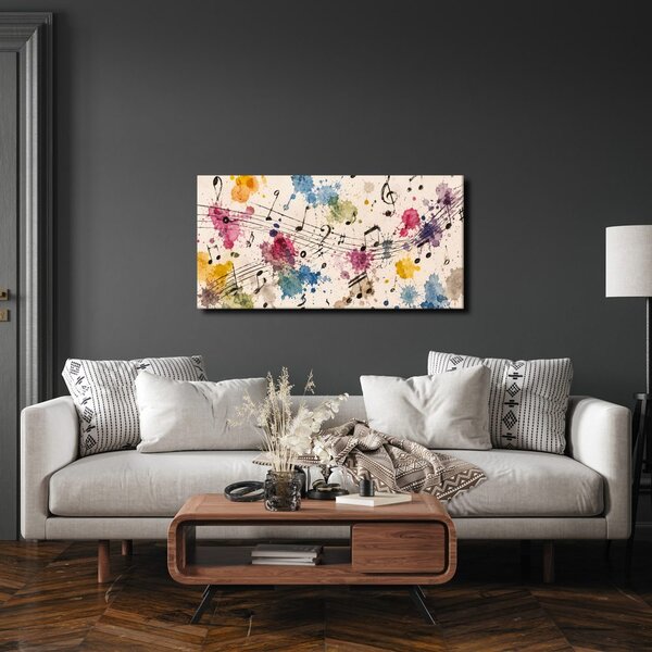 Quadro su tela – Melodia in stile acquerello
