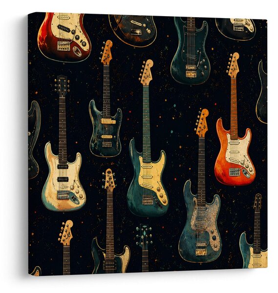 Quadro su tela – Musica nei colori della notte