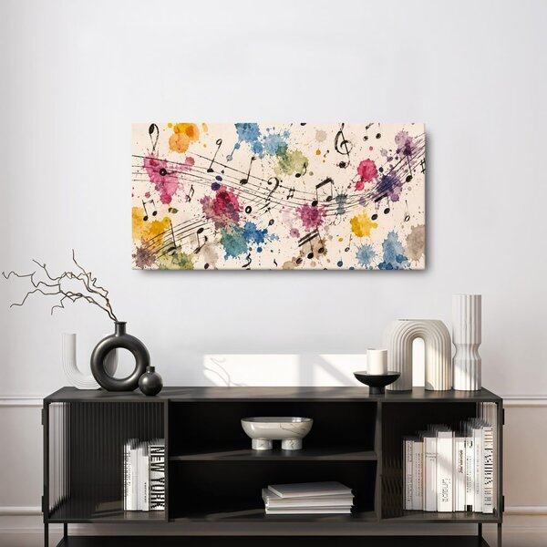 Quadro su tela – Melodia in stile acquerello