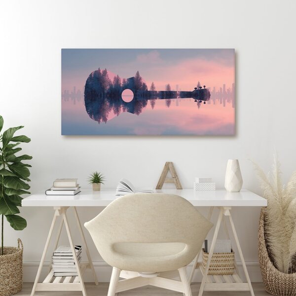 Quadro su tela – Musica e tranquillità naturale