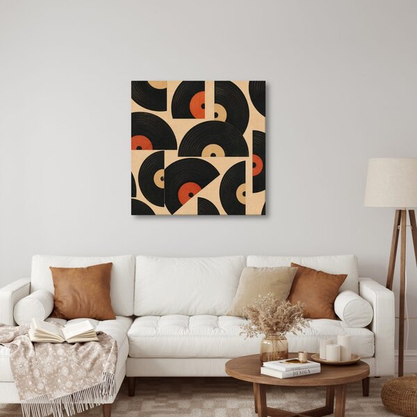 Quadro su tela – Sinfonia retrò musicale