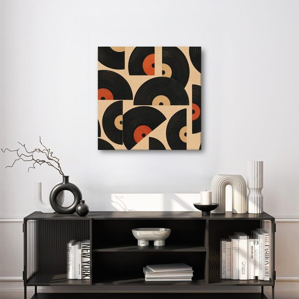Quadro su tela – Sinfonia retrò musicale
