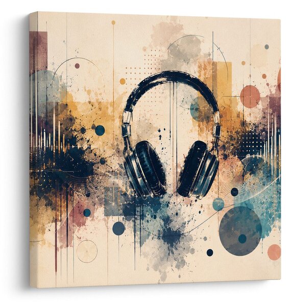 Quadro su tela – Sinfonia colorata della musica