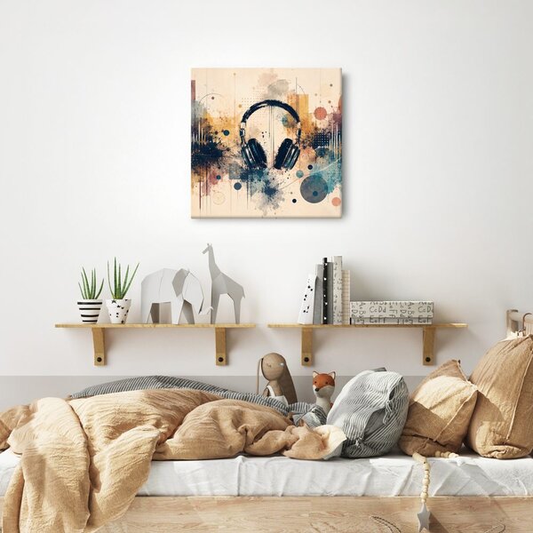 Quadro su tela – Sinfonia colorata della musica