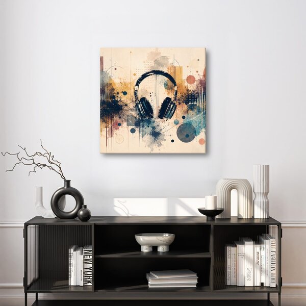 Quadro su tela – Sinfonia colorata della musica