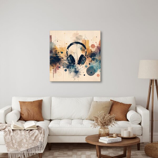 Quadro su tela – Sinfonia colorata della musica