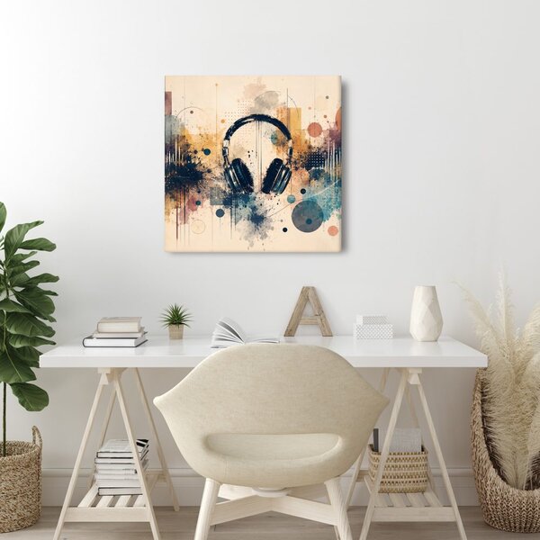 Quadro su tela – Sinfonia colorata della musica