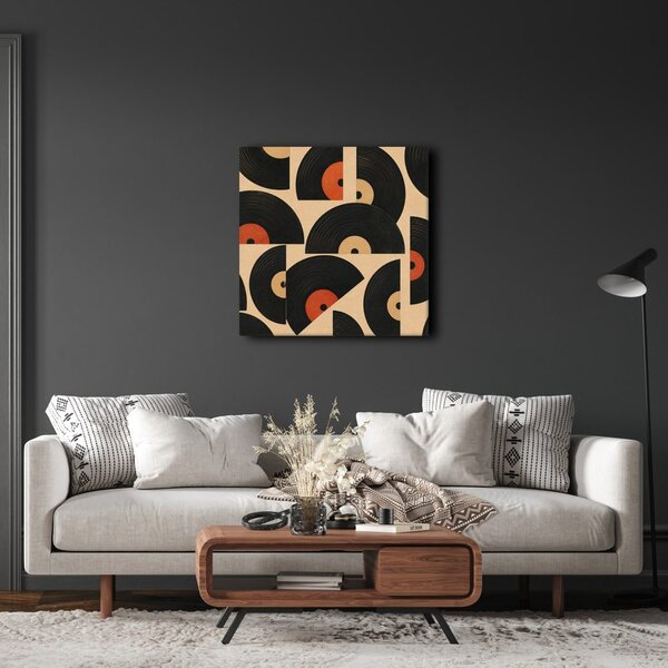 Quadro su tela – Sinfonia retrò musicale