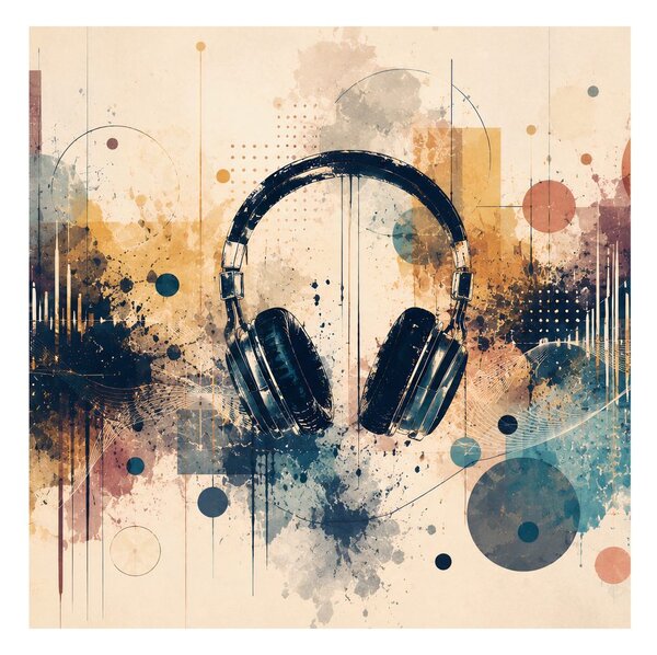 Quadro su tela – Sinfonia colorata della musica