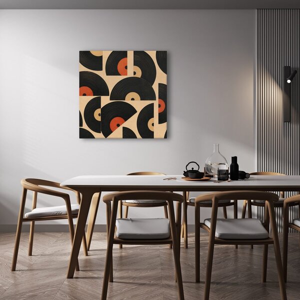 Quadro su tela – Sinfonia retrò musicale
