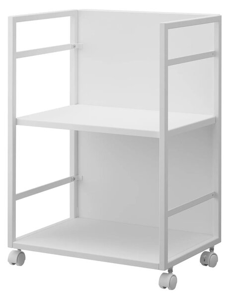 Scaffale in metallo bianco con rotelle 42x60 cm Tower - YAMAZAKI