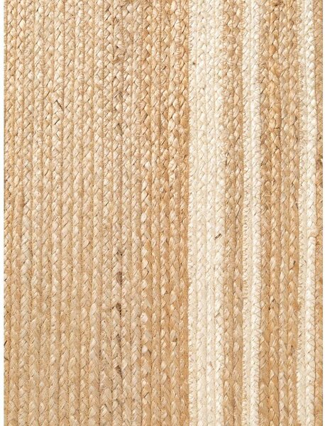 Tappeto color crema/di colore naturale in iuta reversibile/tessuto a mano 80x150 cm Looma – Hanse Home
