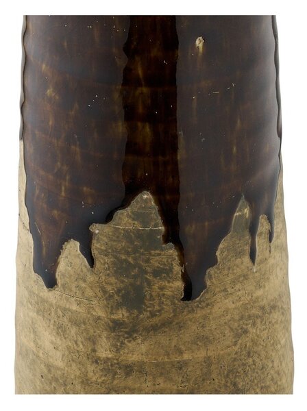 Vaso marrone in ceramica alto (altezza totale 39 cm) – House Nordic