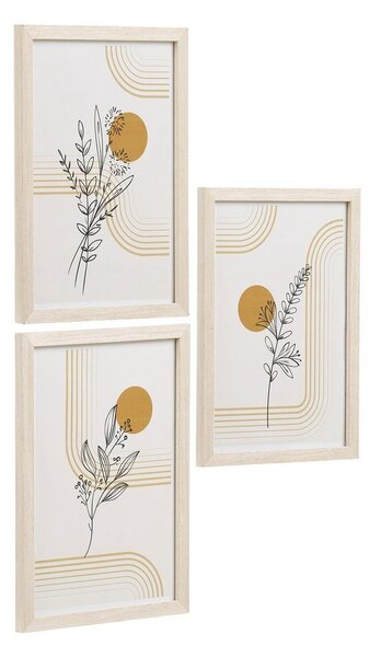 Cornici in set colore naturale chiaro da appendere 3 pz 21x30 cm Madison – House Nordic
