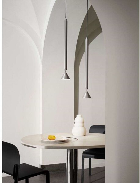 Lampada a sospensione Pholc, Apollo 59, dimmerabile, Metallizzato, Studio / Ufficio, Alluminio, Design