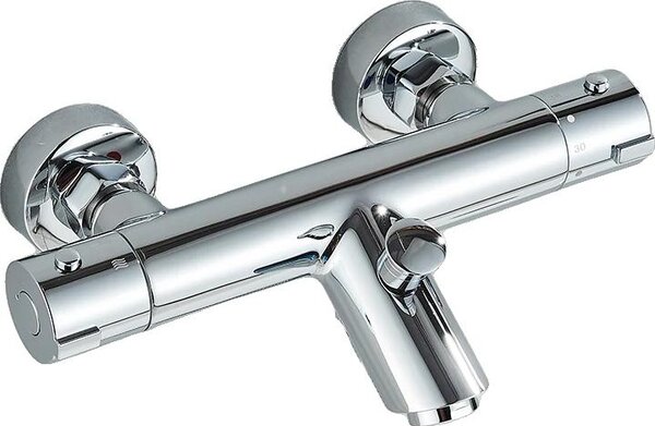Miscelatore doccia, comando termostatico, bocca lunga, HW1