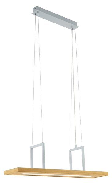 Lampada a sospensione a LED bianco rovere Tondela