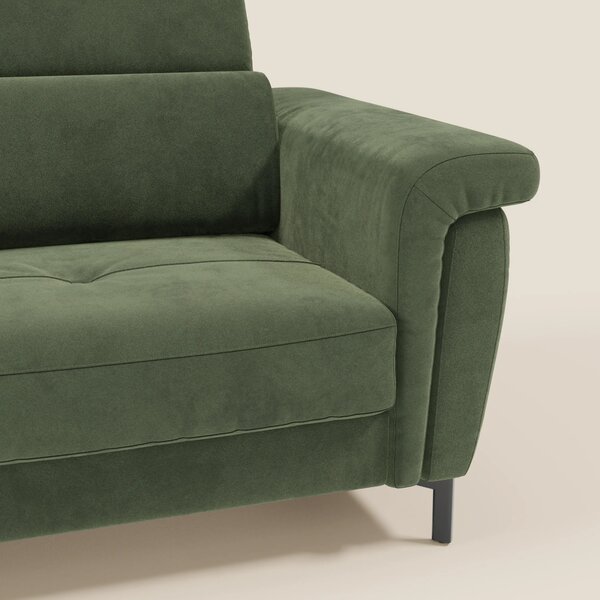Capri divano letto di design con piedini alti - poggiatesta reclinabil