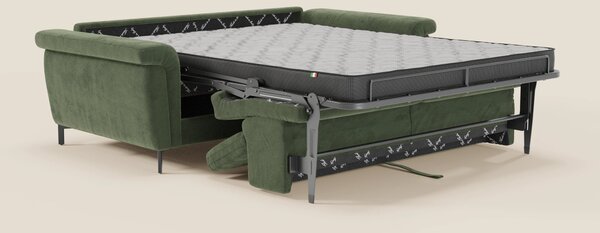 Capri divano letto di design con piedini alti - poggiatesta reclinabil