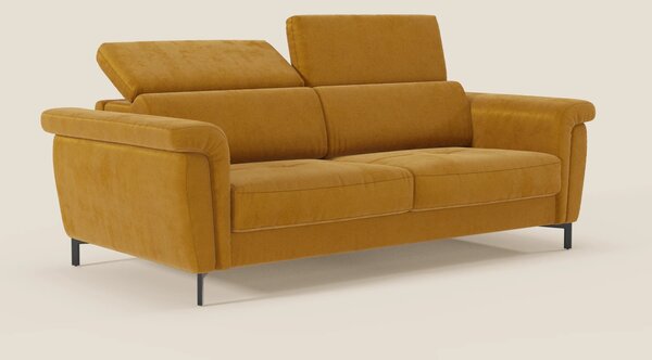 Capri divano letto di design con piedini alti - poggiatesta reclinabil