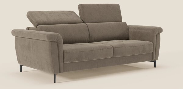 Capri divano letto di design con piedini alti - poggiatesta reclinabil
