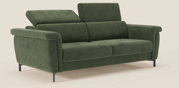 Capri divano letto di design con piedini alti - poggiatesta reclinabil
