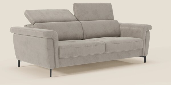 Capri divano letto di design con piedini alti - poggiatesta reclinabil