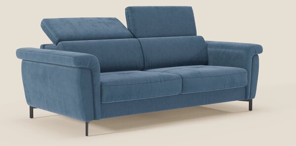 Capri divano letto di design con piedini alti - poggiatesta reclinabil