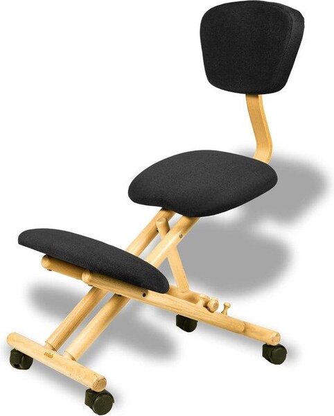 Sedia ergonomica con schienale e braccioli per persone alte fino a 190 cm