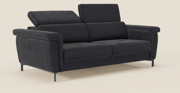 Capri divano letto di design con piedini alti - poggiatesta reclinabil