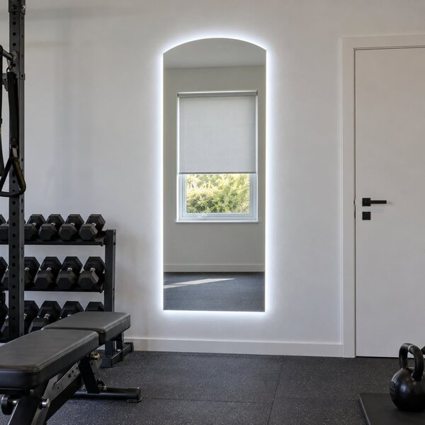 Specchio ad arco grande con luce LED G15