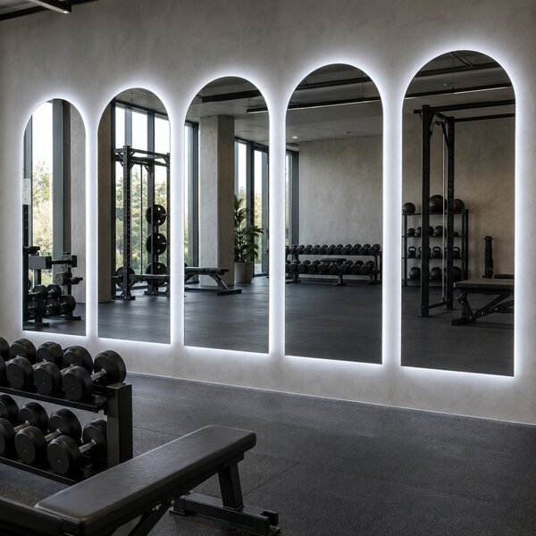 Specchi ad arco da palestra con luce LED G16