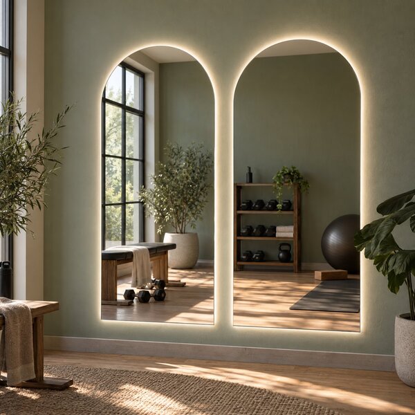 Specchi ad arco da palestra con luce LED G16