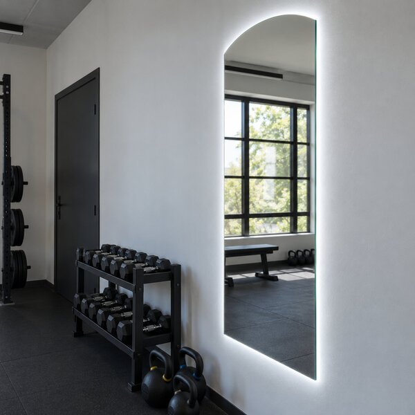 Specchio ad arco grande con luce LED G15