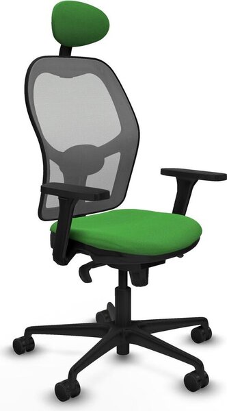 Sedia da ufficio con poggiatesta Piqueras y Crespo 3D036N1 verde