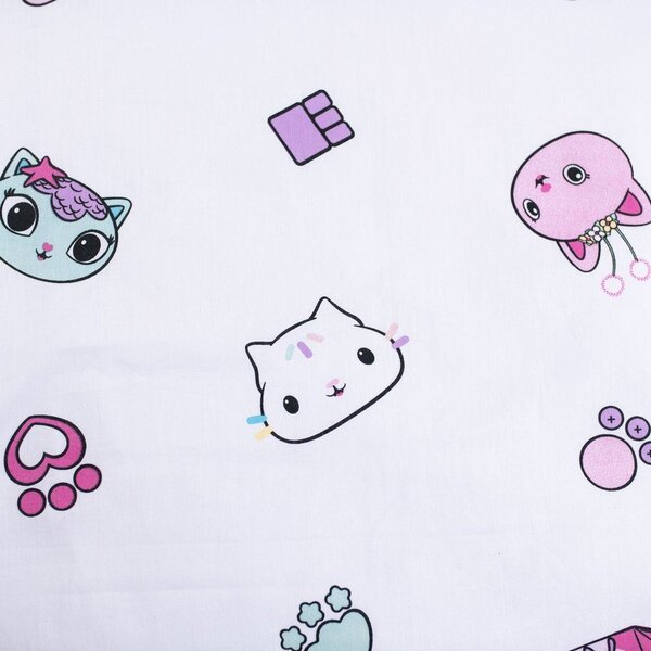 Set copripiumino e federa da bambini in cotone per culla 100x135 cm Gabby's Dollhouse "Sugar Dream" – Jerry Fabrics