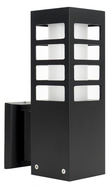 Lampada da esterno in alluminio, 1 attacco E27, colore nero, grado di protezione IP54, marca SU-MA, modello RADO RADO III K BL