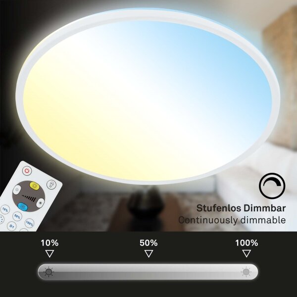 Briloner 7080-016 - Luce LED dimmerabile SLIM LED/22W/230V 2700-6500K + +TC