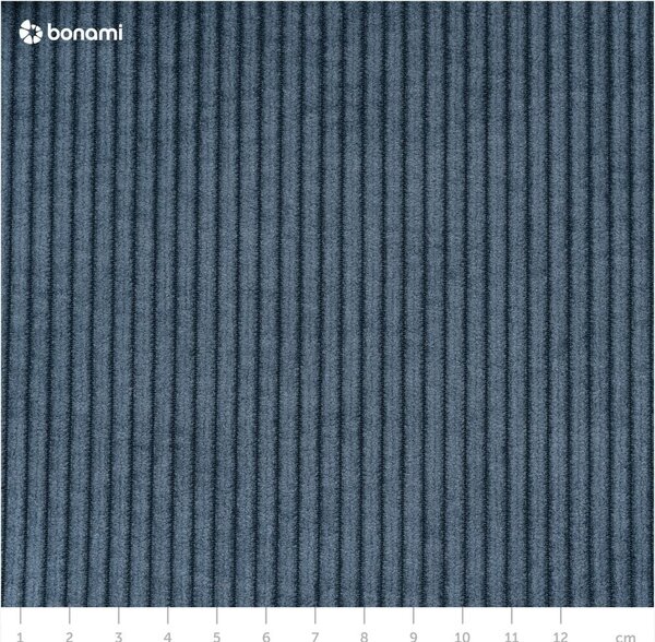 Divano letto in velluto a coste blu 196 cm Base - Karup Design
