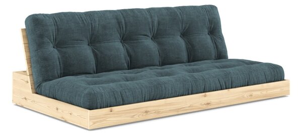 Divano letto in velluto a coste blu 196 cm Base - Karup Design