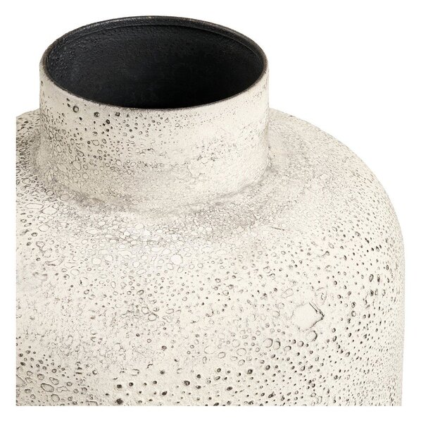 Vaso color crema in metallo alto (altezza totale 78,5 cm) Hou – House Nordic