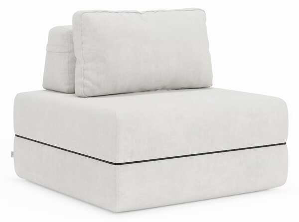 Rift poltrona letto con materasso alto 24 cm e memory foam - schienale