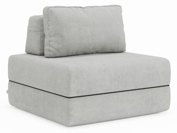 Rift poltrona letto con materasso alto 24 cm e memory foam - schienale