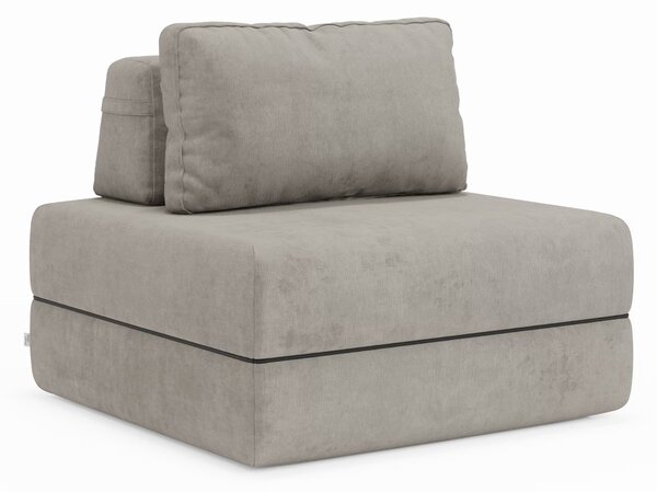 Rift poltrona letto con materasso alto 24 cm e memory foam - schienale