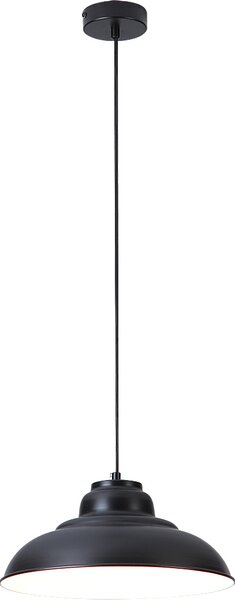 Lampada a sospensione Dragan nera 1xE27x60W in metallo, dimensioni: 120x31x31 cm, IP20, Rabalux