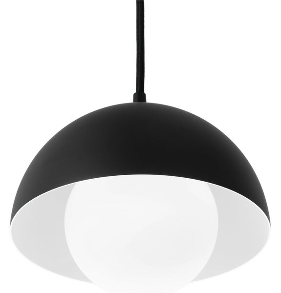 Lampada a sospensione NOLA, Hide, dimmerabile, Nero, Soggiorno, Alluminio, Scandinavo