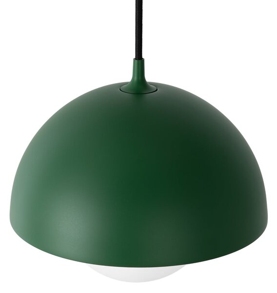 Lampada a sospensione NOLA, Hide, dimmerabile, Verde, Soggiorno, Alluminio, Scandinavo