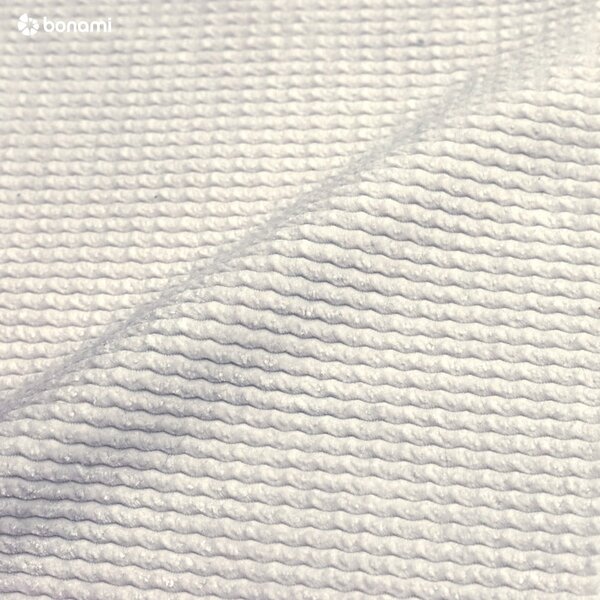 Divano bianco allungabile/con contenitore con rivestimento in velluto a coste 215 cm Bjork – Bonami Selection