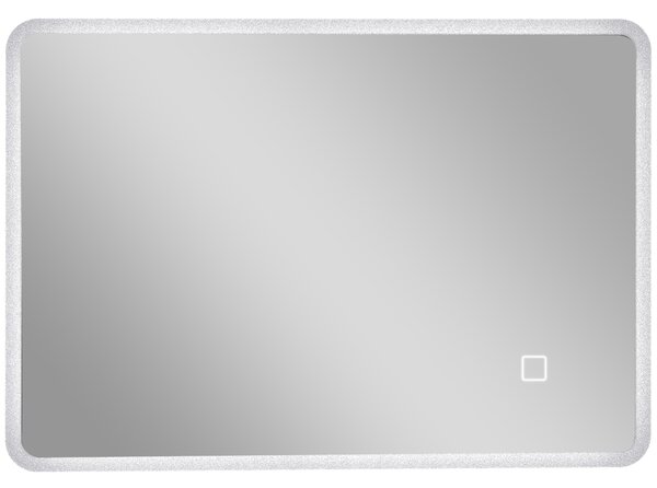 HOMCOM Specchio Bagno con Luce LED 70x100 cm, 3 Colori Luce, Dimmerabile, Antiappannamento, Interruttore Touch, Memoria | Aosom Italy